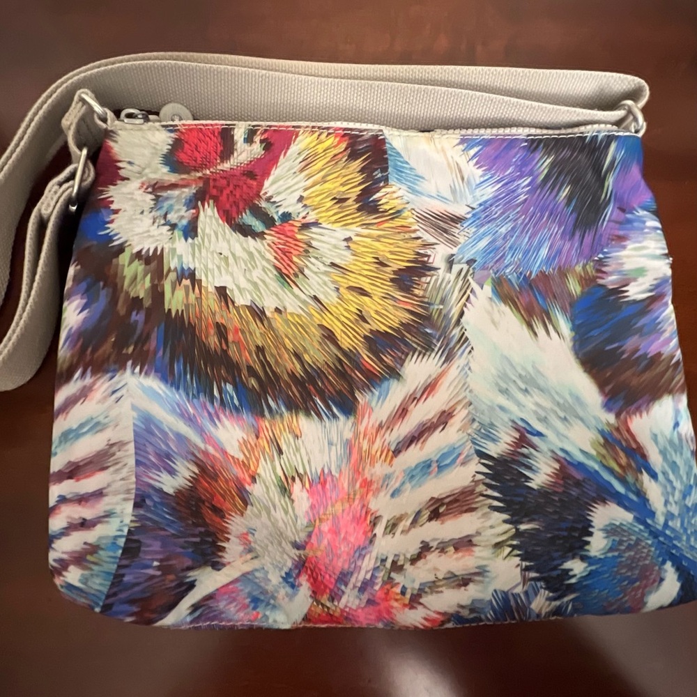 KIPLING ALVAR tropical island hop colorful crossbody bag EUC - Picture 2 of 10